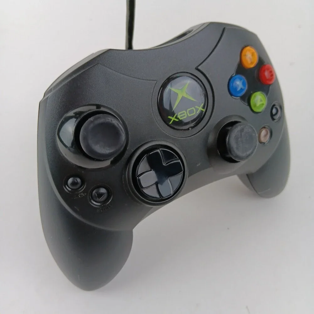 Microsoft Black Original Xbox Video Game Console Controller S Wired